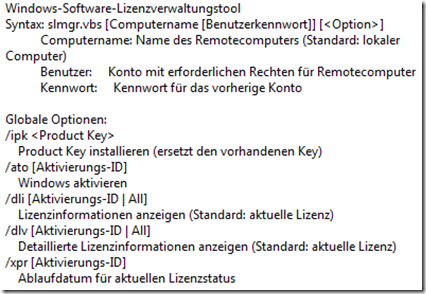 Windows Software-Lizenzverwaltungstool